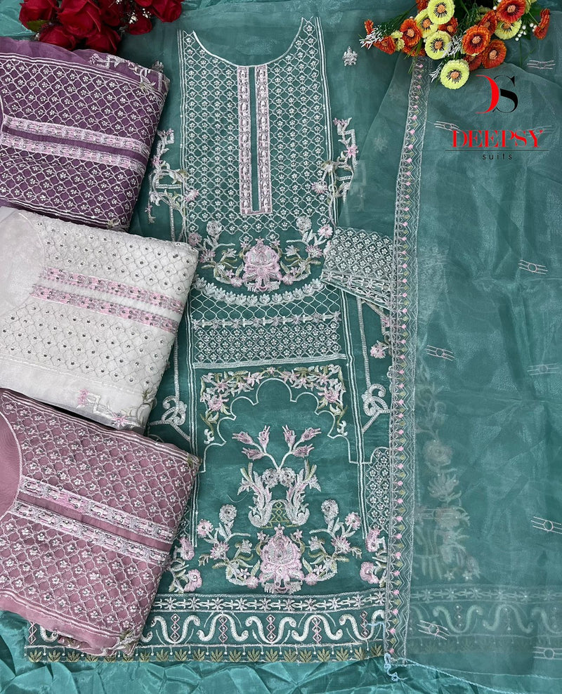 Deepsy Suits D No 2013 Organza Embroidery And Handwork Suit Collection