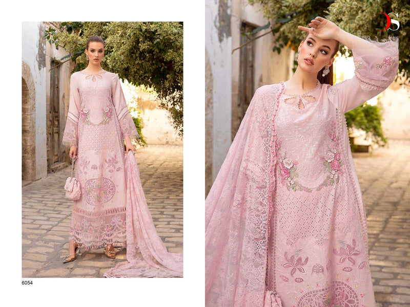 Deepsy Suit Maria B Voyage Lawn 24 Pure Cotton Self Embroidered Work Salwar Suit