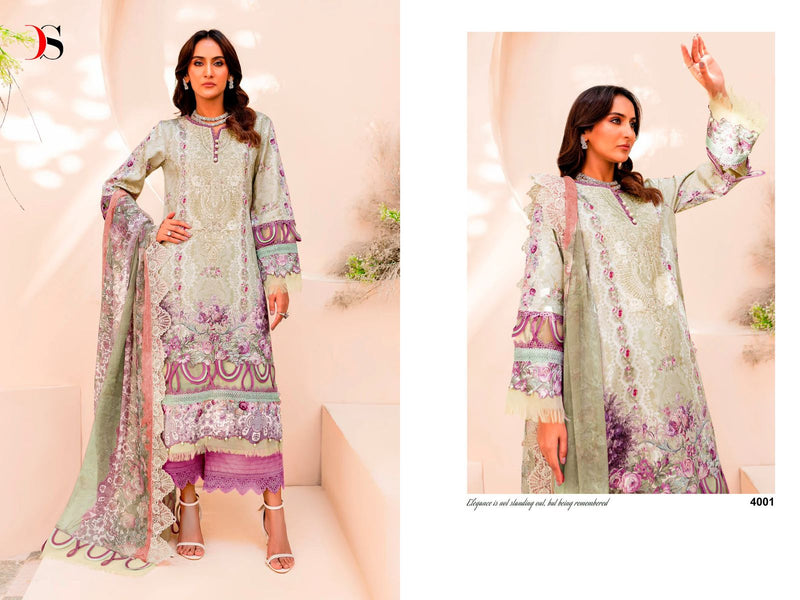 Deepsy Suit Niddle Wonder Premium 2 Pure Cotton Embroidered Work Pakistani Suit