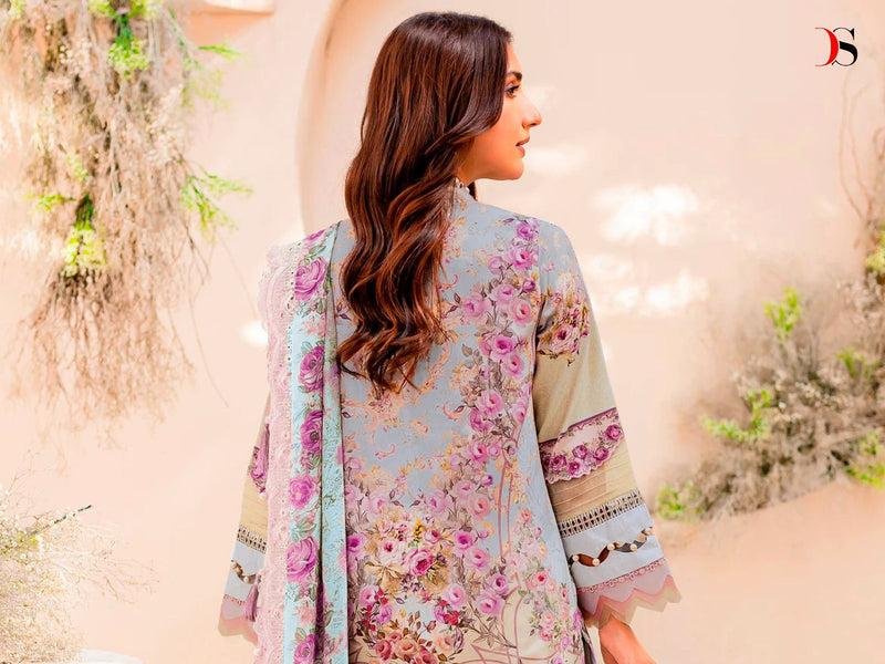 Deepsy Suit Niddle Wonder Premium 2 Pure Cotton Embroidered Work Pakistani Suit