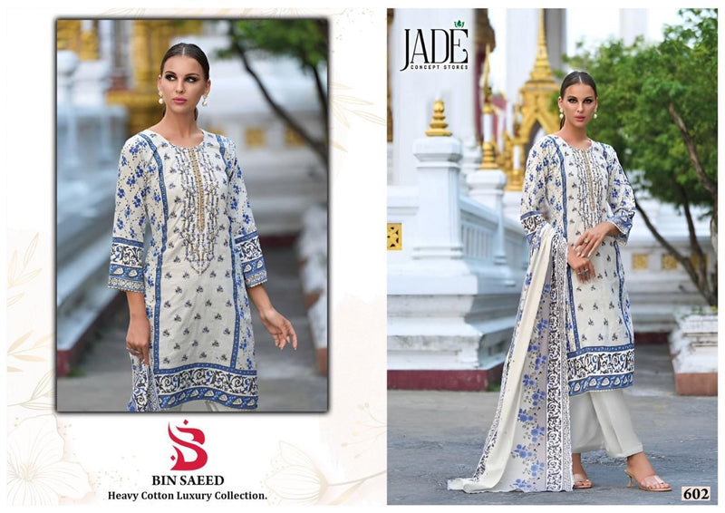Jade Concept Bin Saeed Vol 6 Pure Lawn Daily Wear Salwar Suit