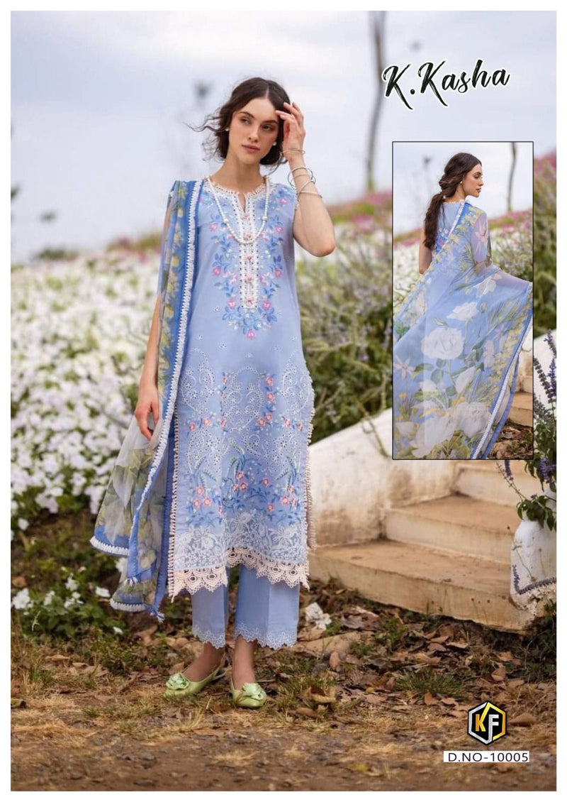 Keval Fabs K Kasha Vol 10 Pure Cotton Karachi Printed Salwar Suit