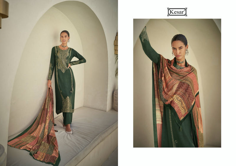 Kesar Malang Pashmina Pure Designer Exclusive Winter Wear Suit Collection