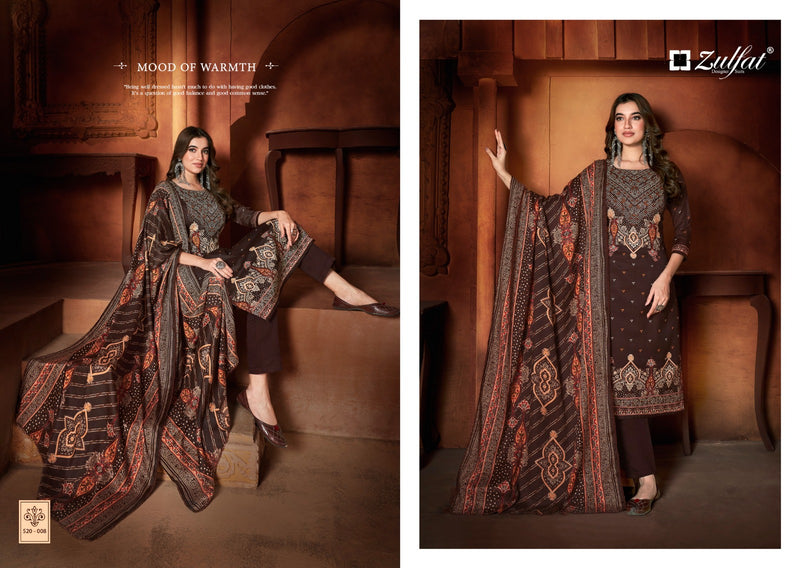 Zulfat Designer Suits Riyana Pashmina Digital Printed Casual Wear Salwar Suits