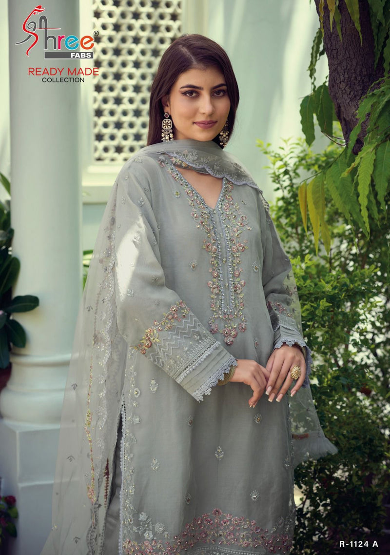 Shree Fabs Sr 1124 Organza Embrodered Pret Collection