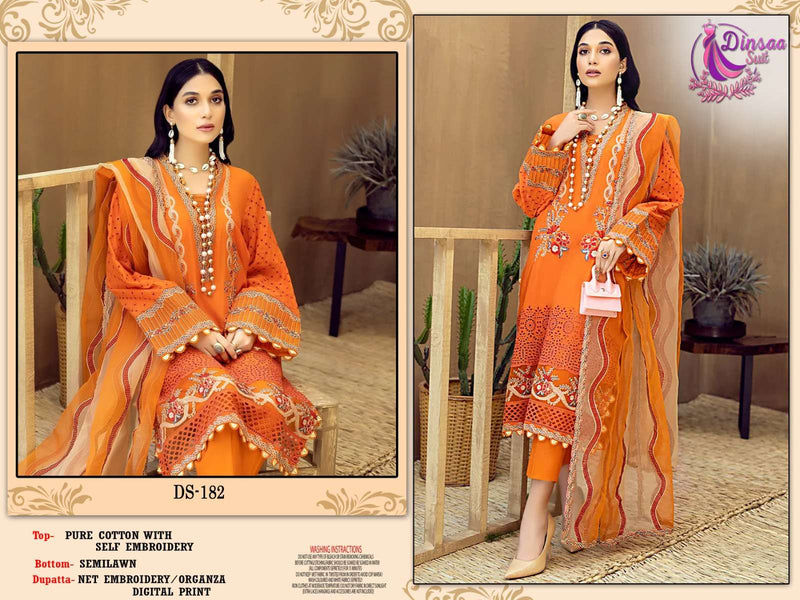 Adans Libas Vol 1 By Dinsaa Suit Heavy Embroidered Pakistani Style Salwar Kameez