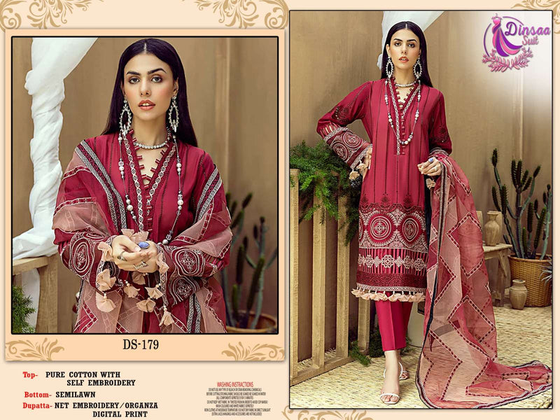 Adans Libas Vol 1 By Dinsaa Suit Heavy Embroidered Pakistani Style Salwar Kameez