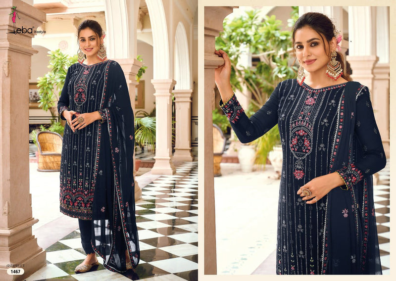 Eba Lifestyle Ashpreet Vol 7 Georgette With Embroidery Work Stylish Designer Fancy Salwar Kameez