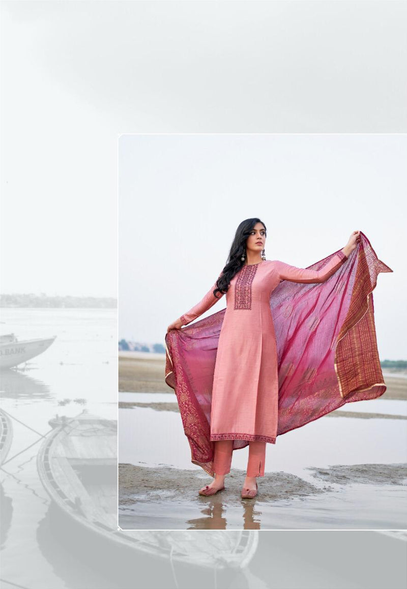 Bela Fashion Kaira Silk Fancy Designer Salwar Suits In Cotton Silk