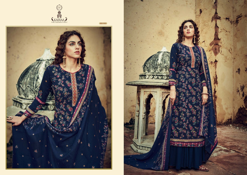 Belliza Desinger Suit Kairaa Pure Pashmina Exclusive Embroidery Work Salwar Kameez
