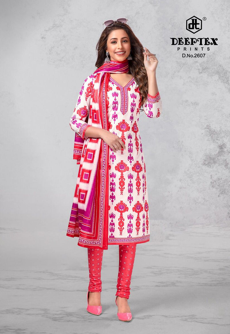 Deeptex Prints Chief Guest Vol 26 Pure Cotton With Printed Work Stylish Designer Casual Look Salwar Suit