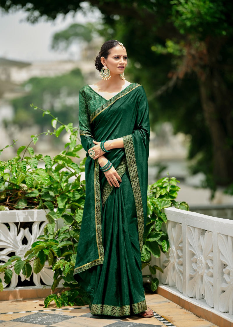 Kashvi Creation Eshika Dola Silky Party Wear Sarees With Beautiful Colors