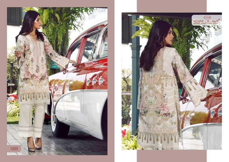 House Of Lawn Firdous Lawn Digital Printed Party Wear Pakistani Style Salwar Suits