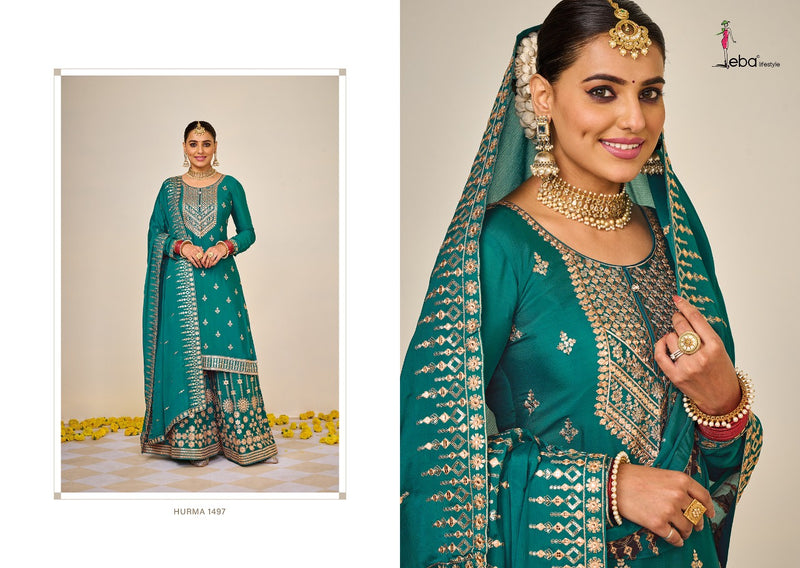 Eba Lifestyle Hurma Vol 38 Chinon With Fancy Elegant Stylish Designer Festive Wear Salwar Kameez