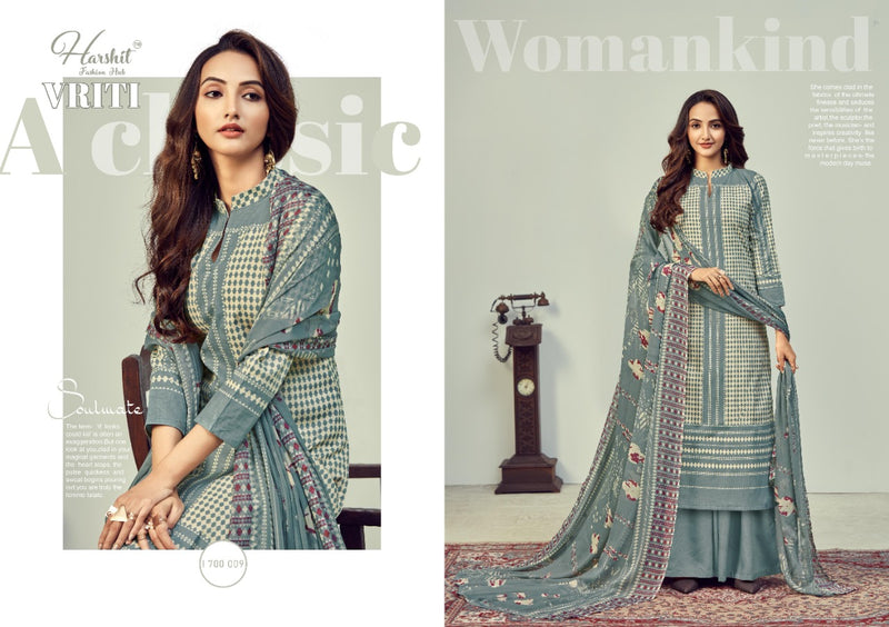 Harshit Fashion Vriti Pure Cambric Cotton Print Digital Print Salwar Kameez