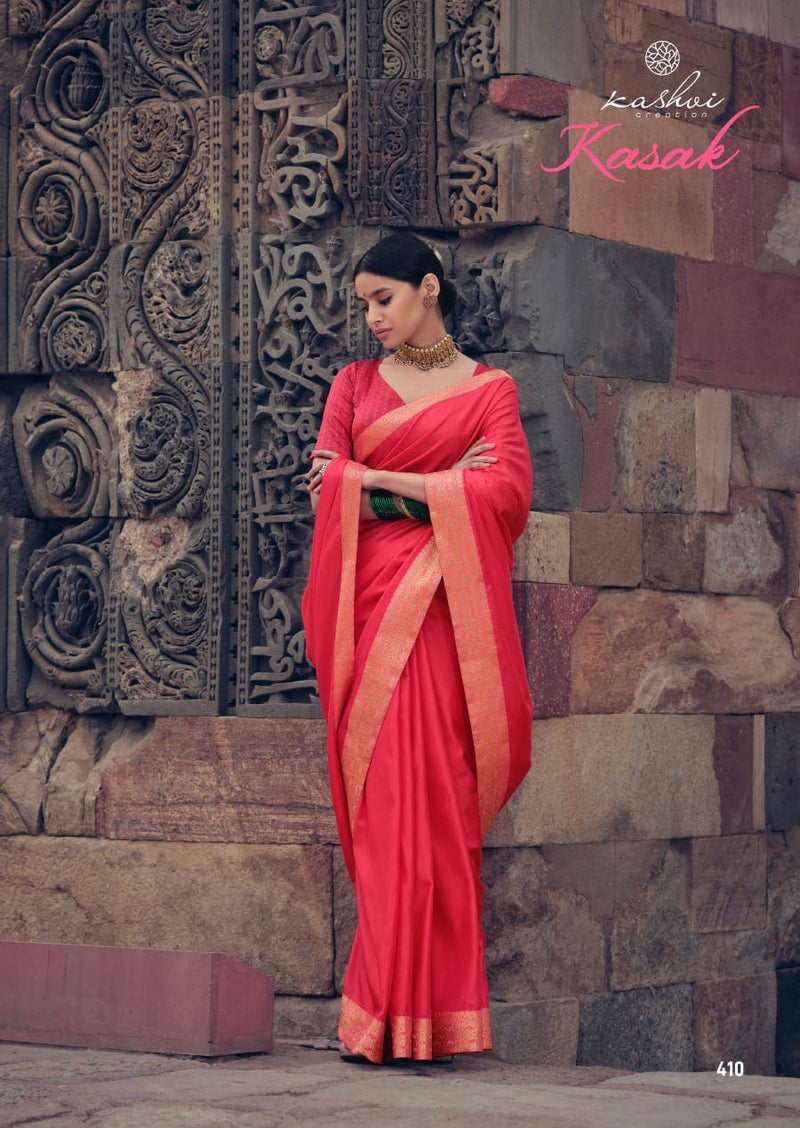Kashvi Creation Kasak Vichitra Silk Designer Saree Collection