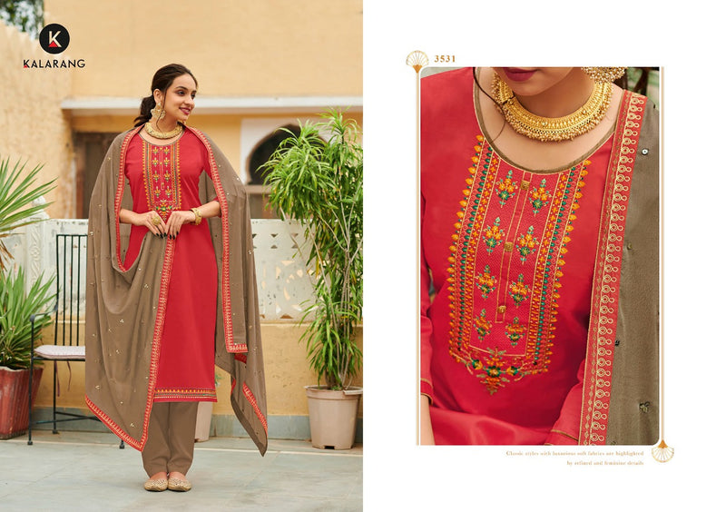 Kalarang Kiana Jam Silk Cotton Embroidery Salwar Suits