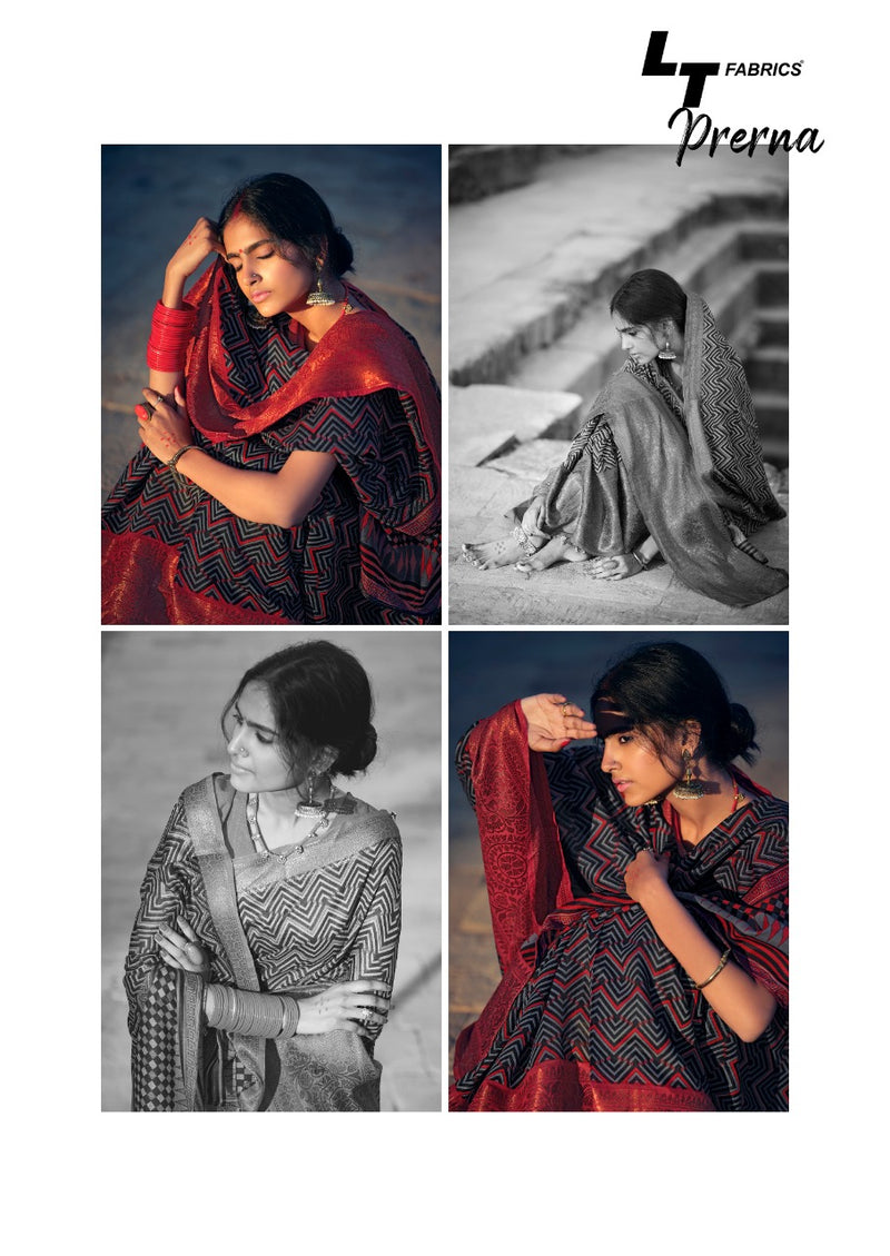 Lt Fabrics Prerna Vol 2 Cotton Silk With Antiques Zari Work Sarees Collection