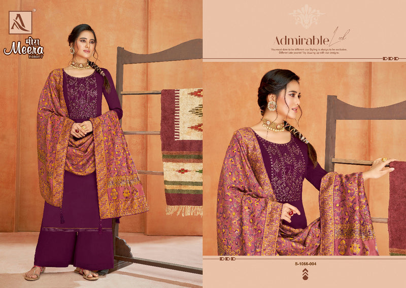 Alok Suit Meera Edition Vol 7 Jam Cotton With Fancy Work Stylish Designer Salwar Kameez