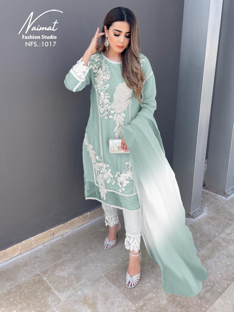 Naimat Fashion Studio NFS 1017 Georgette Designer Pakistani Style Party Wear Kurtis