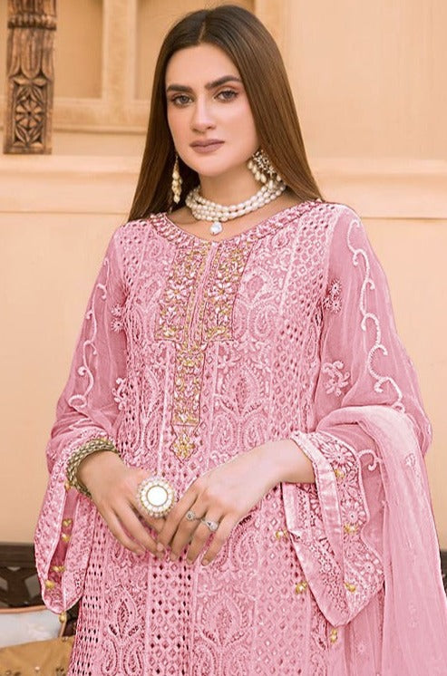 Fepic Rosemeen D 5181 Georgette Pakistani Style Embroidered Party Wear Salwar Suits