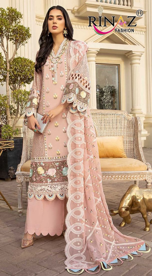 Rinaz Adan Libas Vol 9 Cambric Cotton With Heavy Embroidery Work