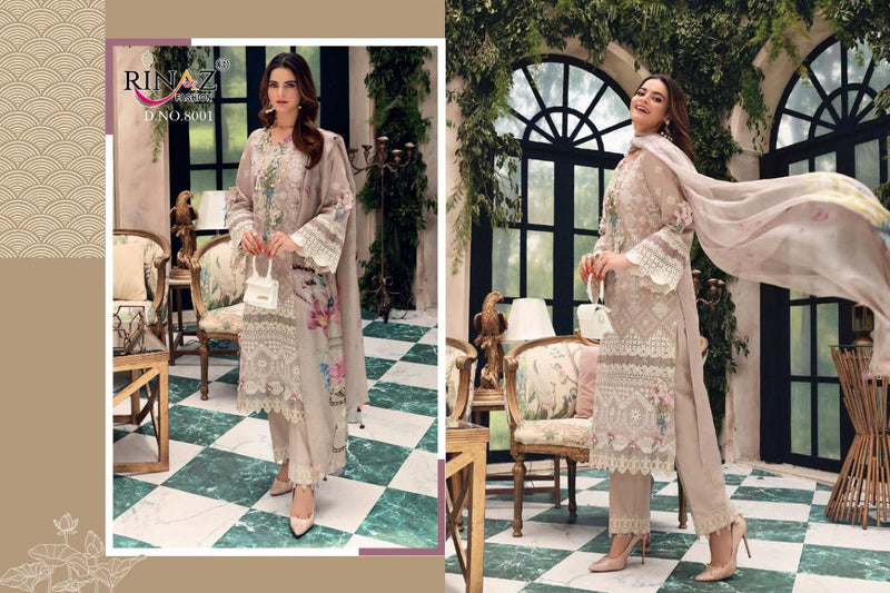 Rinaz Fashion Adan Libas Vol 6 Cotton With Digital Print And Embroidery Work Exclusive Fancy Pakistani Salwar Kameez