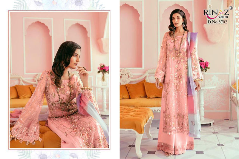 Rinaz Fashion Block Buster Vol 12 Fox Georgette With Heavy Embroidery Work Wedding Wear Pakistani Salwar Kameez