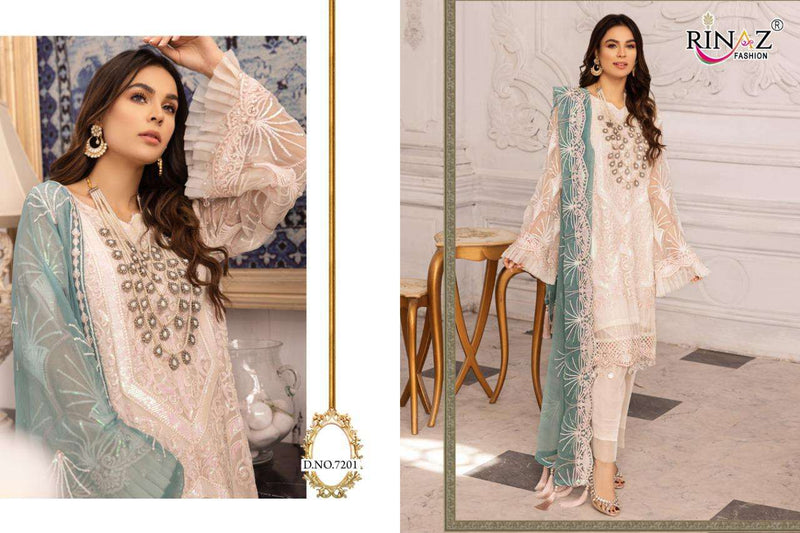 Rinaz Fashion Jazmin Vol 16 Georgette With Heavy Embroidery Work And Hand Work Fancy Pakistani Salwar Kameez