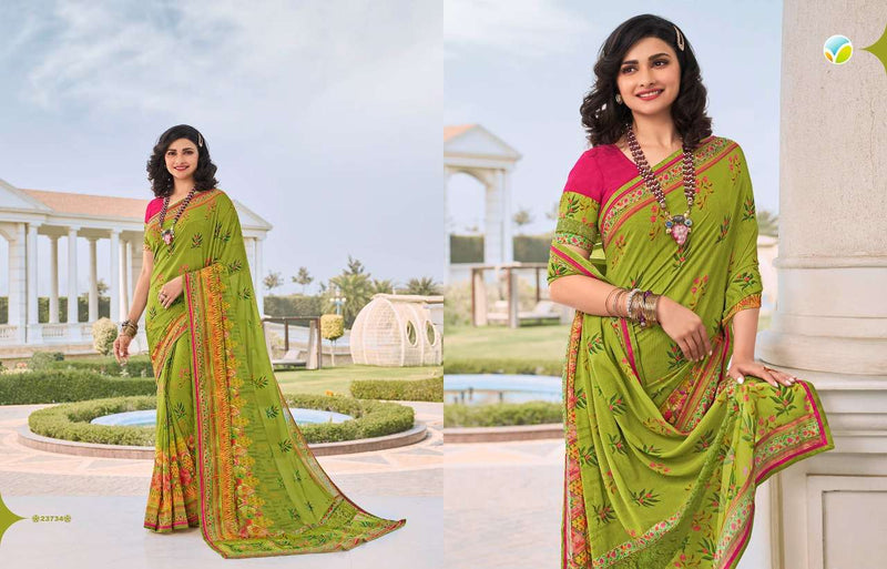 Starwalk Vol 64 by Vinay Fashion Georgette With Fancy Printed Exclusive Casual Wear Sarees