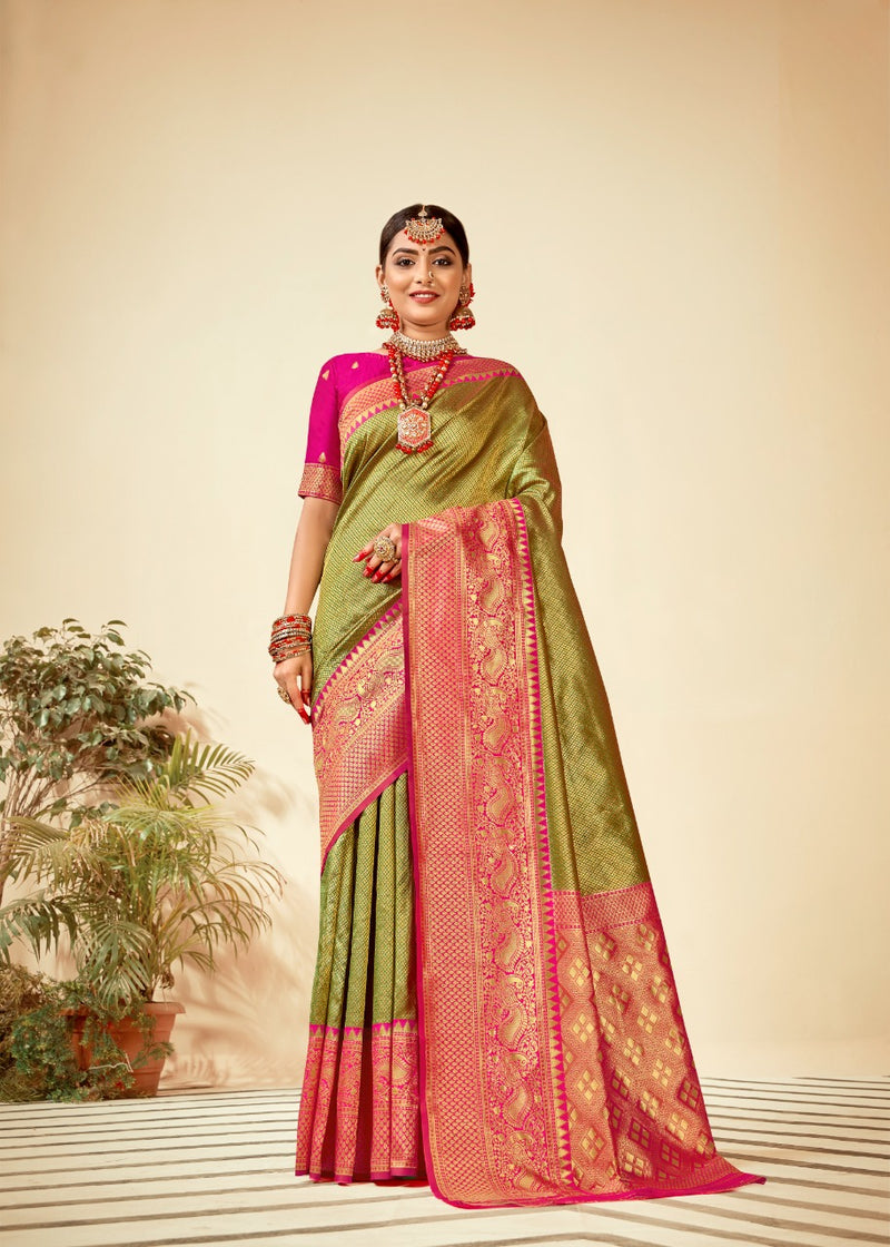 Revanta Creation Vidhyut Pure Silk Designer Party Wear Sarees
