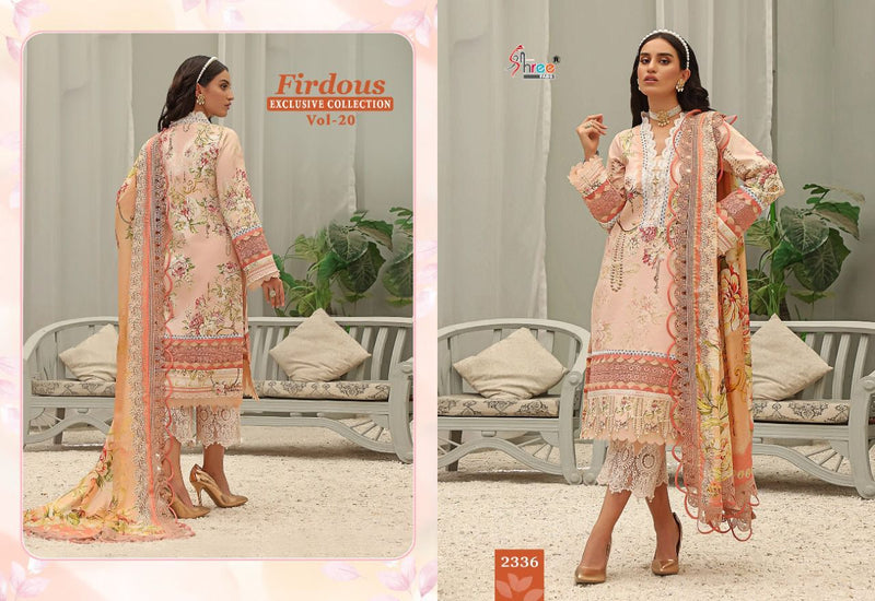 Shree Fabs Dno 2329 To 2336 Pure Cotton With Embroidery Work Stylish Designer Party Wear Pakistani Salwar Kameez