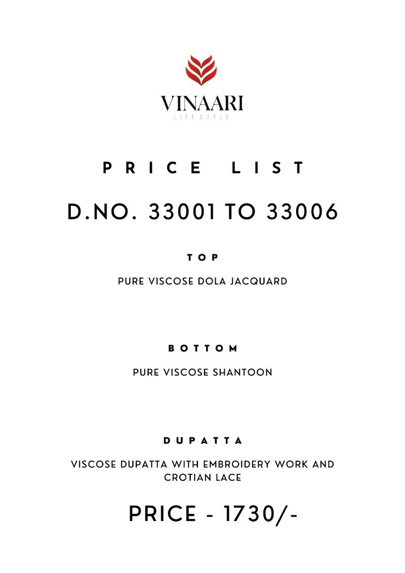 Vinaari Dno 33006 Pure Viscose With Heavy Hand Work Stylish Designer Party Wear Fancy Kurti