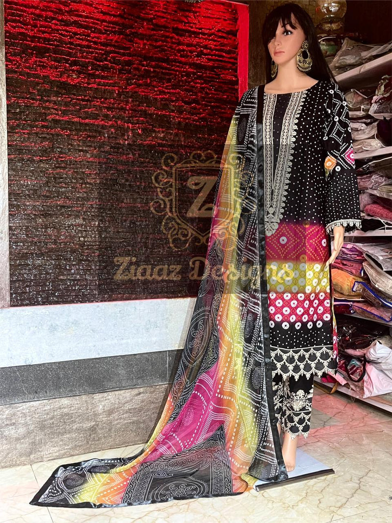 Ziaaz Design Chunari Vol 1 Cambric Cotton Fancy Printed Designer Regular Wear Salwar Suits