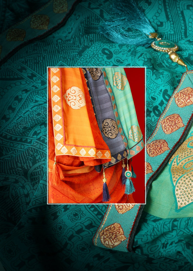 Vallabhi Prints Prasoon Georgette Stylish Designer Printed Wear Saree