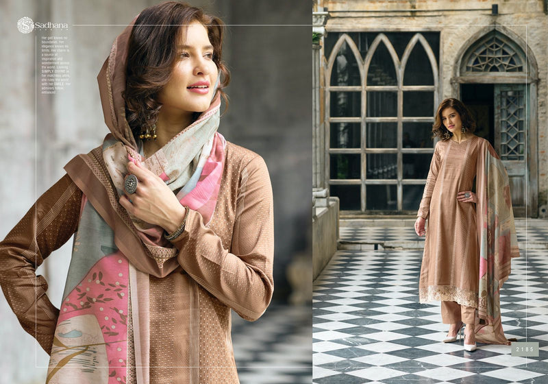 Sadhana Fashion Sufiyana Jam Silk Digital Print With Fancy Embroidery Work Suits
