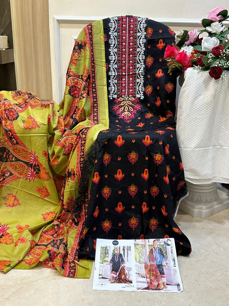 Mehboob Tex Maria B Mprint Spring Summer Collection D No 1190 A & B Cotton Suits