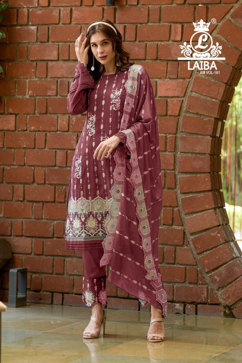 Laiba Am Vol 161 Pure Georgette Elegant Look Stylish Partywear Pret Kurti