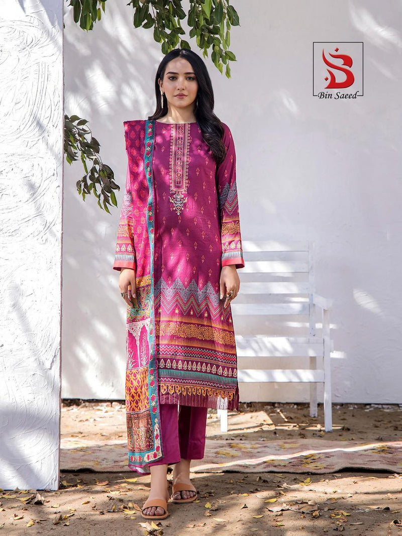 Yashika Trends Aafiya Lawn Cotton Karachi Printed Salwar Suit Collection