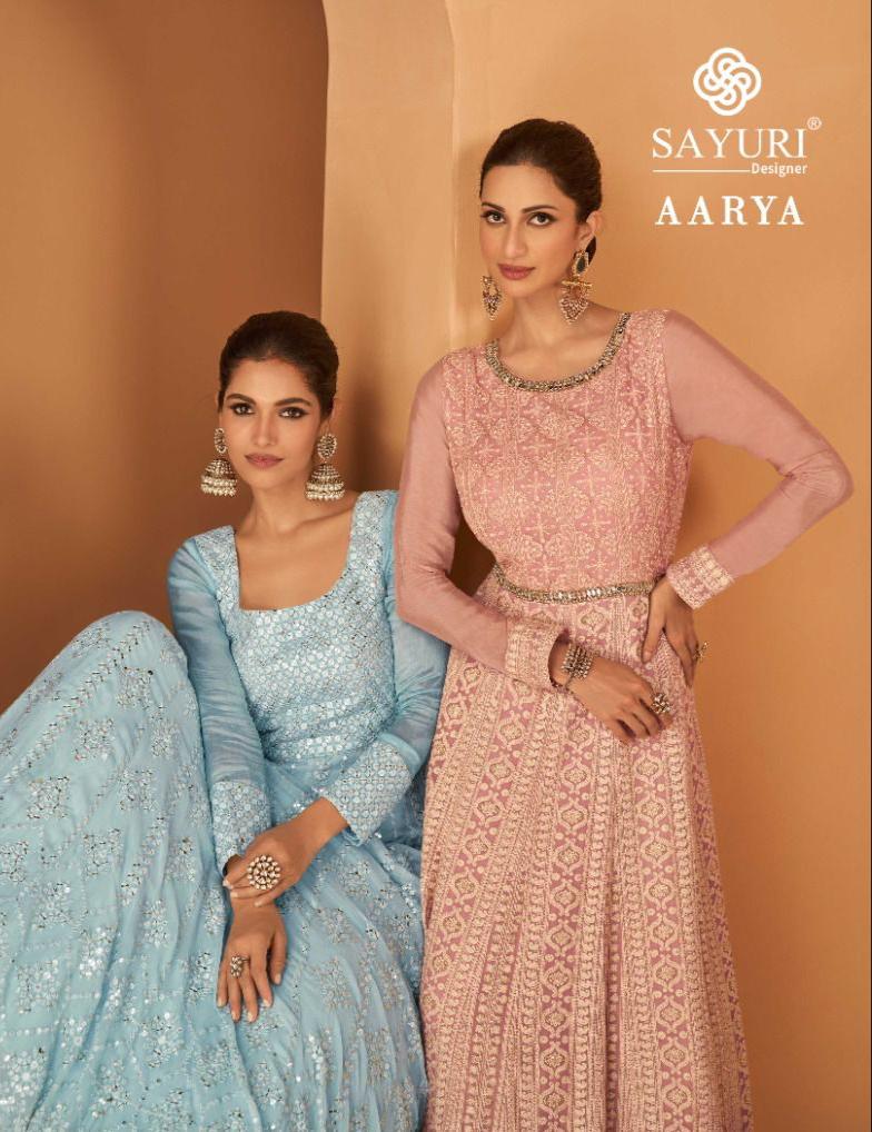 Sayuri Aariya Georgette Designer Fancy Suit With Dupatta