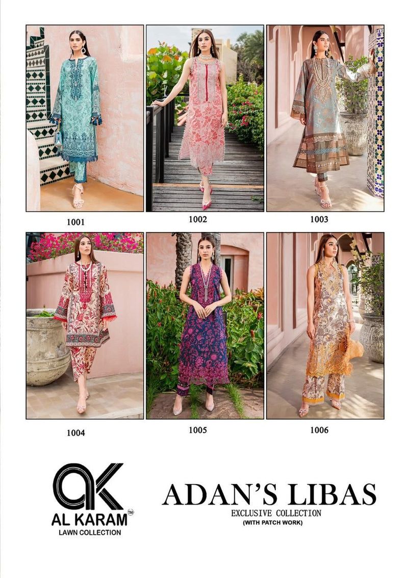 Al Karam Adans Libas Exclusive Collection Cotton Embroidery Suits