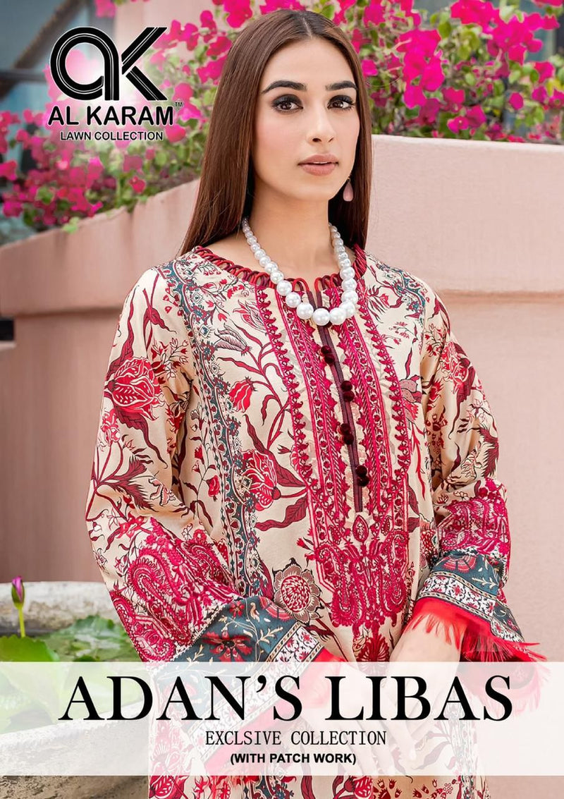 Al Karam Adans Libas Exclusive Collection Cotton Embroidery Suits