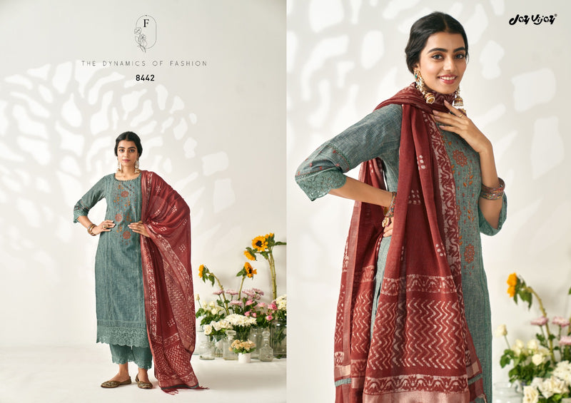 Jay Vijay Aimi Vol 2 Cotton With Fancy Embroidery Designer Suits