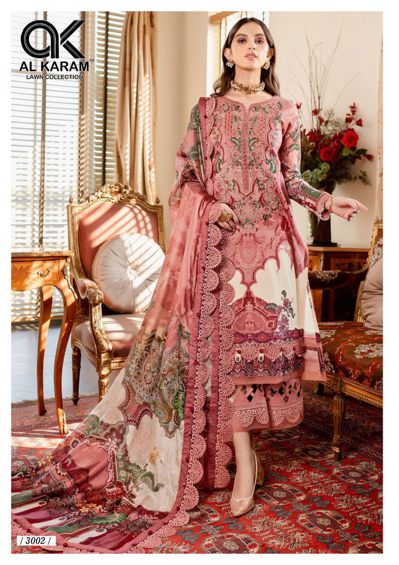 Al Karam Queens Court Vol 3 Cambric Designer Pakistani Salwar Kameez