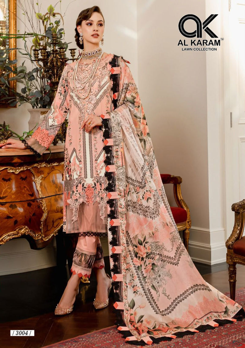 Al Karam Queens Court Vol 3 Cambric Designer Pakistani Salwar Kameez