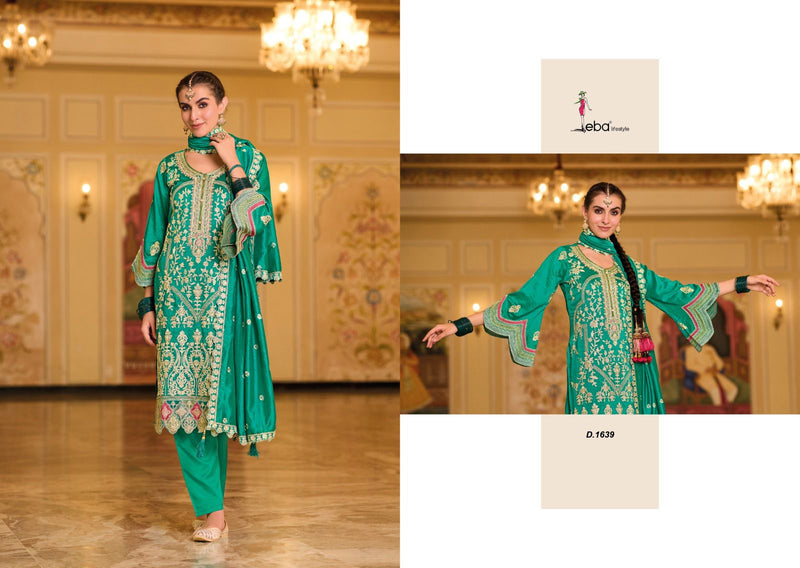 Eba Lifestyle Anokhi Silk With Embroidery Work Beautiful Designer Readymade Suit