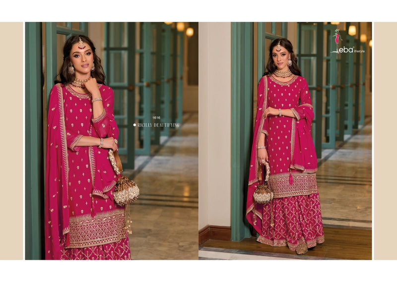 Eba Lifestyle Avantika Georgette With Heavy Embroidery Work Fancy Suits