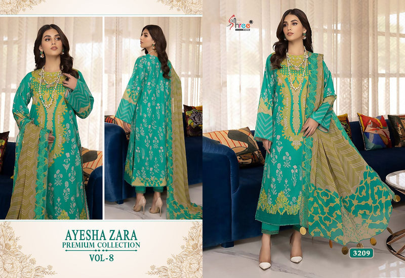Shree Fab Ayesha Zara Premium Collection Vol 8 Cotton Print With Fancy Patch Work Designer Salwar Kameez