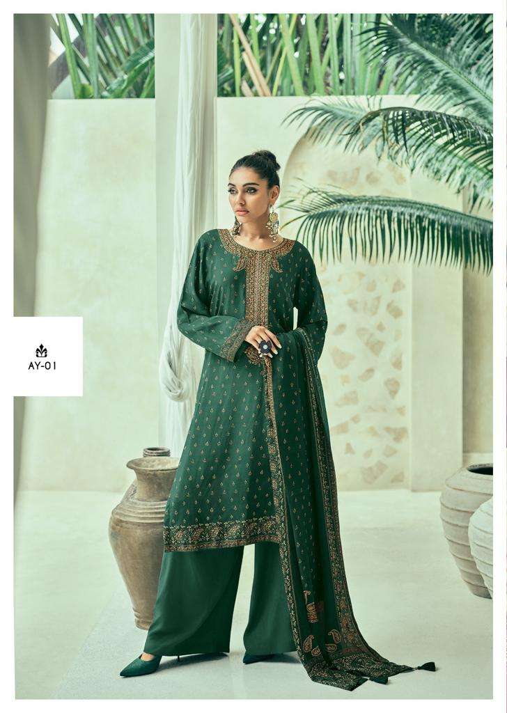 Varsha Ayeza Viscose Digitally Printed Handwork Designer Salwar Suit