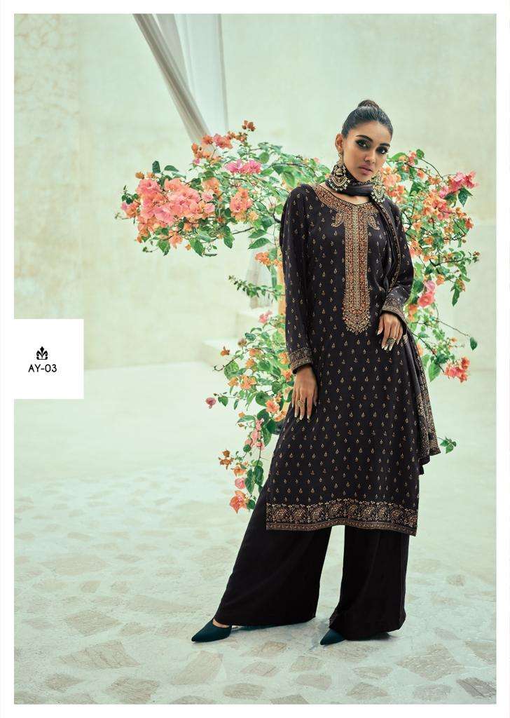 Varsha Ayeza Viscose Digitally Printed Handwork Designer Salwar Suit